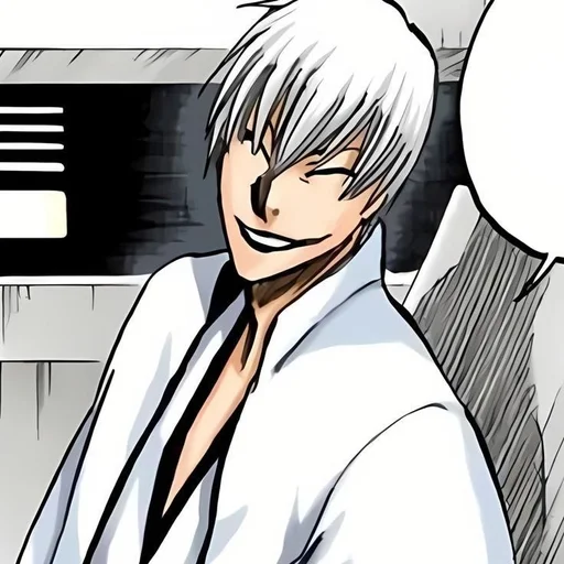💙 Стикер «Gin Ichimaru» для Telegram