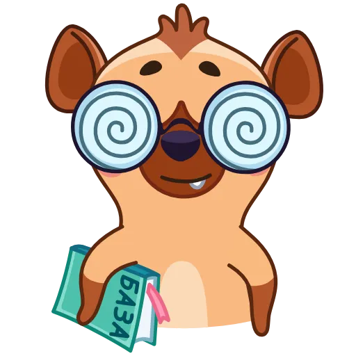 😵‍💫 Стикер «Гиена Гинни» для Telegram