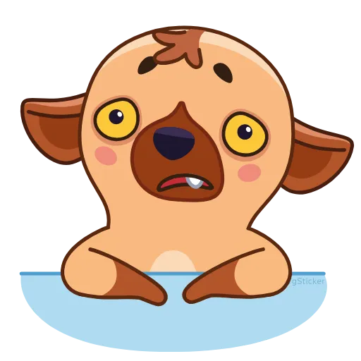 😔 Стикер «Гиена Гинни» для Telegram