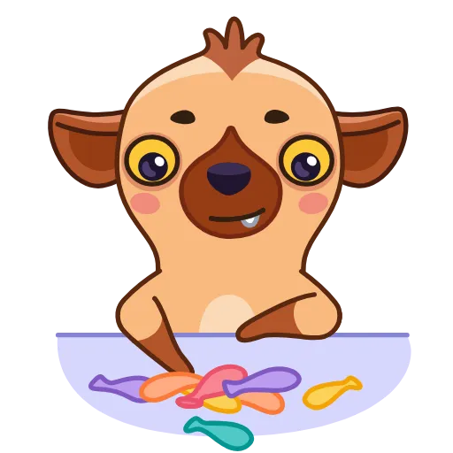 👍 Стикер «Гиена Гинни» для Telegram