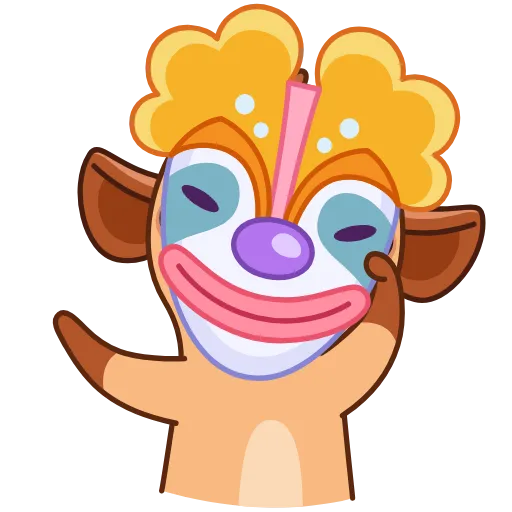 🤡 Стикер «Гиена Гинни» для Telegram