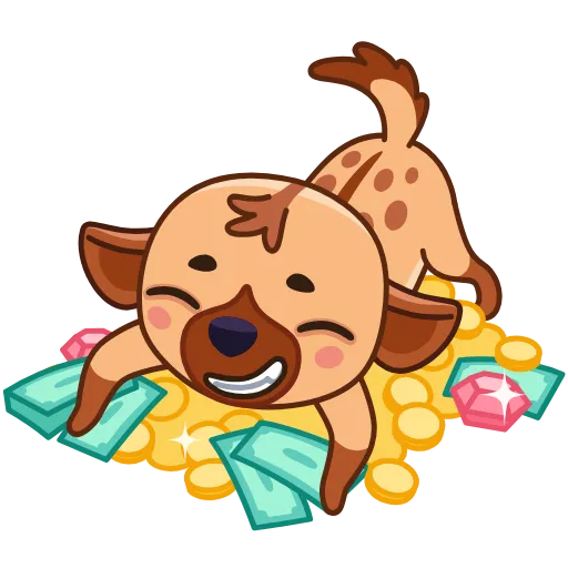 🤩 Стикер «Гиена Гинни» для Telegram