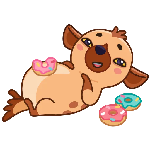 🤩 Стикер «Гиена Гинни» для Telegram