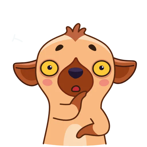 🤩 Стикер «Гиена Гинни» для Telegram