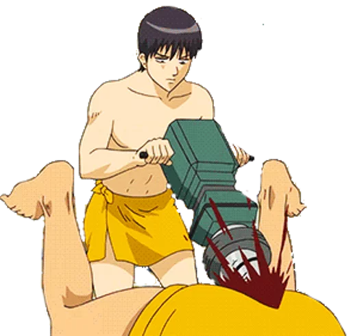 ⛏ Стикер «Gintama» для Telegram