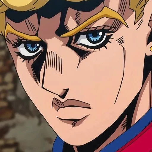 🌺 Стикер «Giorno Giovanna Джорно Джованна» для Telegram