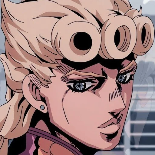 🌺 Стикер «Giorno Giovanna Джорно Джованна» для Telegram