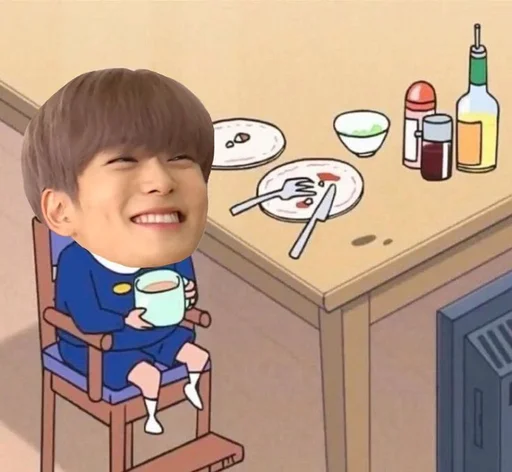 👾 Стикер «GIO and JAEHYUN MEME» для Telegram