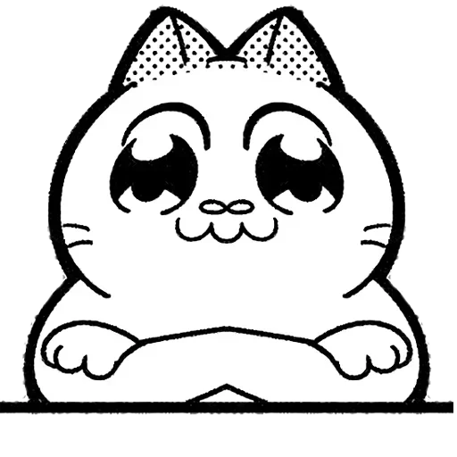 😛 Стикер «Гипнотизирующий Кот» для Telegram