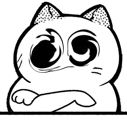 🥳 Стикер «Гипнотизирующий Кот» для Telegram