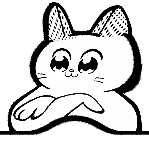 🤩 Стикер «Гипнотизирующий Кот» для Telegram
