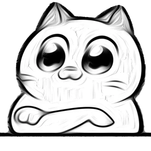 😒 Стикер «Гипнотизирующий Кот» для Telegram