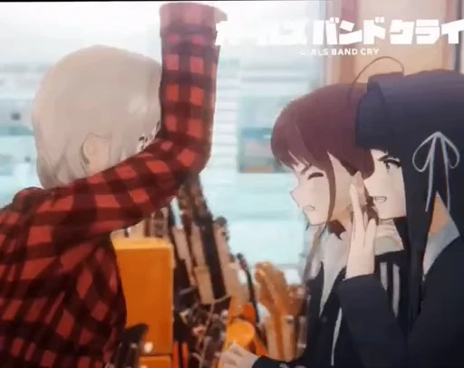 👊 Стикер «Girls Band Cry 2» для Telegram