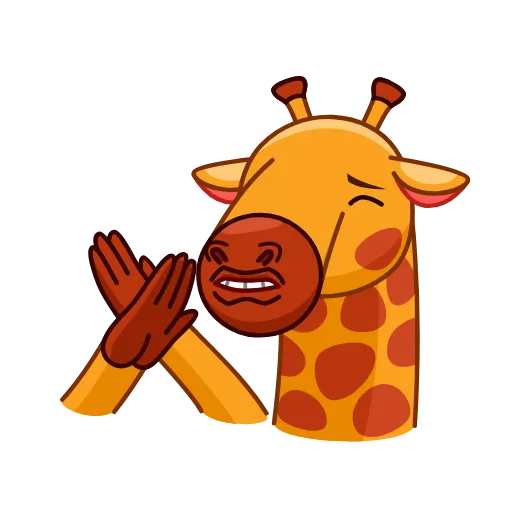 😑 Стикер «Giraffe» для Telegram