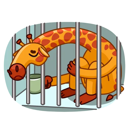 🙁 Стикер «Giraffe» для Telegram
