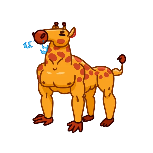 😤 Стикер «Giraffe» для Telegram