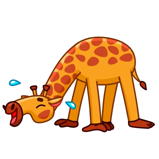 Стикерпак Giraffe для Telegram