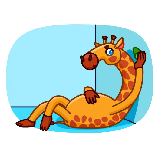 😒 Стикер «Giraffe» для Telegram
