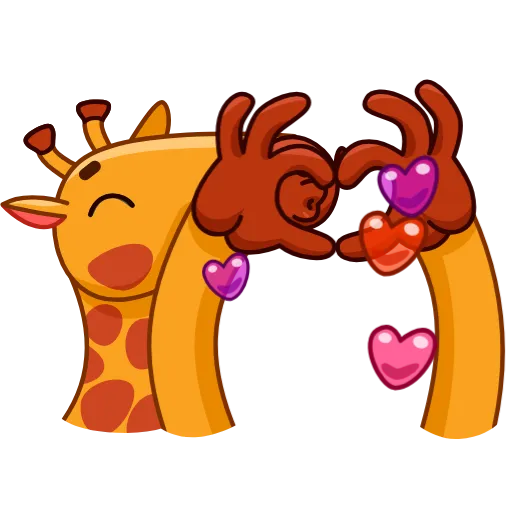 😘 Стикер «Giraffe» для Telegram