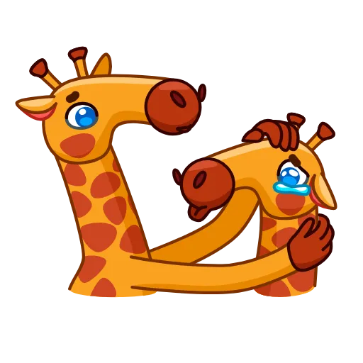😭 Стикер «Giraffe» для Telegram