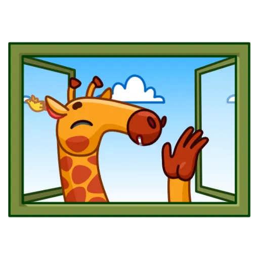 👋 Стикер «Giraffe» для Telegram