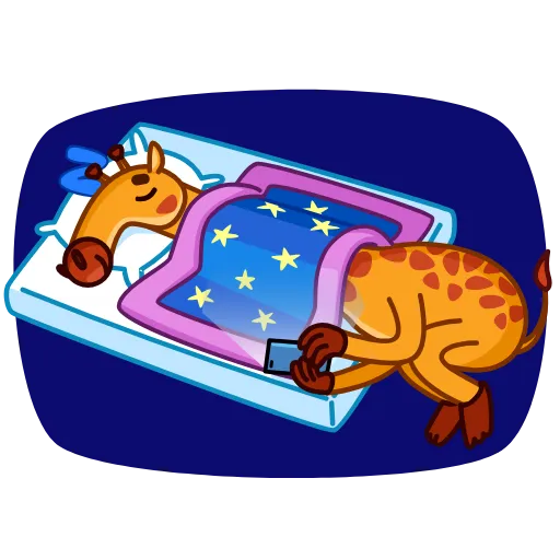 😴 Стикер «Giraffe» для Telegram