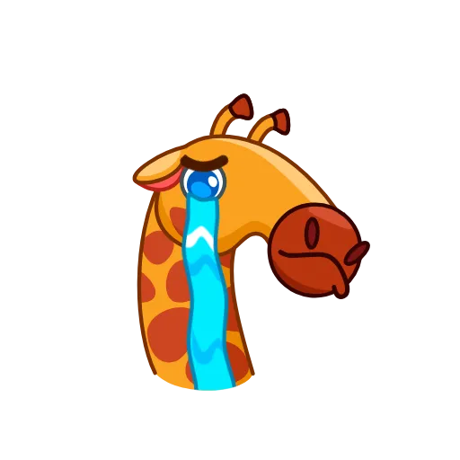 😭 Стикер «Giraffe» для Telegram