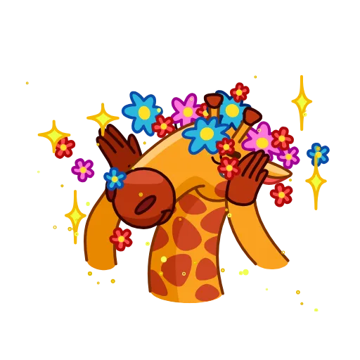 😌 Стикер «Giraffe» для Telegram
