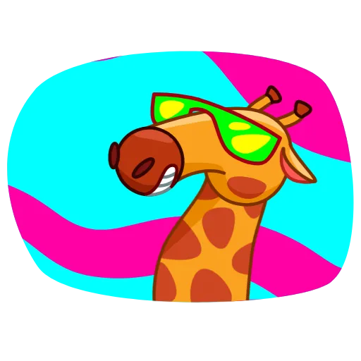 🕺 Стикер «Giraffe» для Telegram