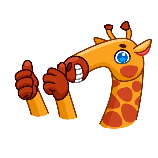 👍 Стикер «Giraffe» для Telegram