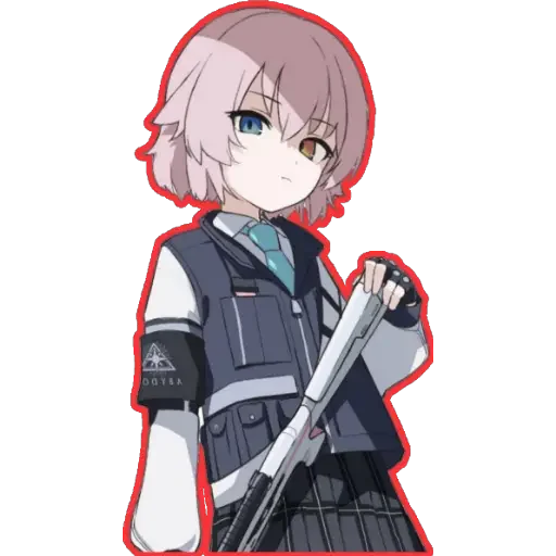 🔫 Стикер «girl With arms» для Telegram