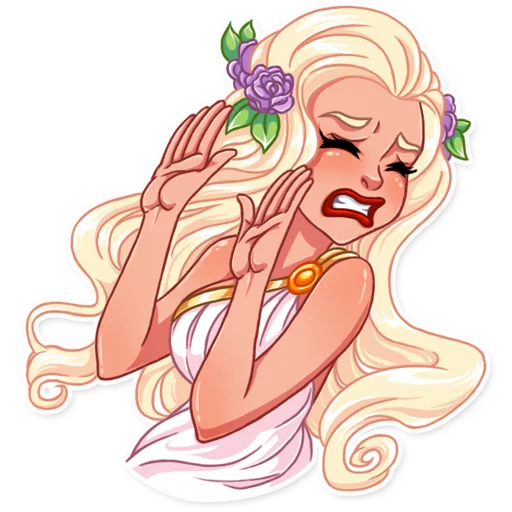 ✋️ Стикер «Girl in Love» для Telegram