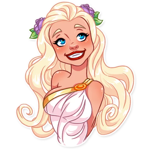 😁 Стикер «Girl in Love» для Telegram