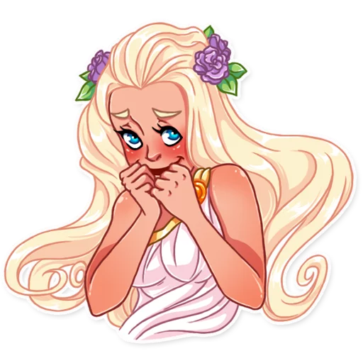 ☺️ Стикер «Girl in Love» для Telegram
