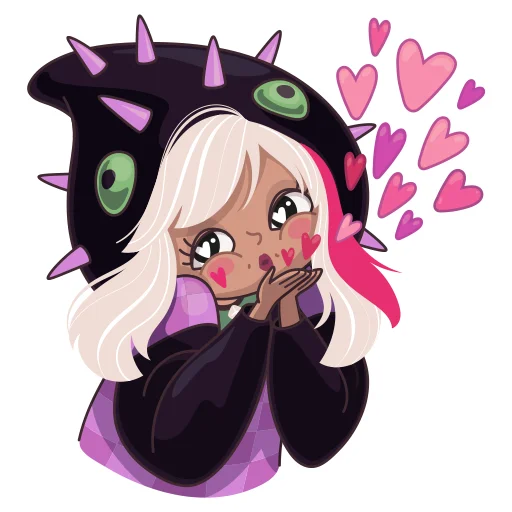 😘 Стикер «Lizzy» для Telegram