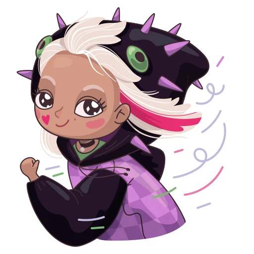 🏃‍♀️ Стикер «Lizzy» для Telegram