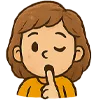 😉 Эмодзи «девочка Маша» для Telegram