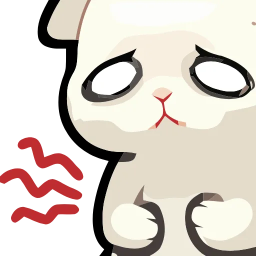 😟 Эмодзи «Girl and Cats» для Telegram