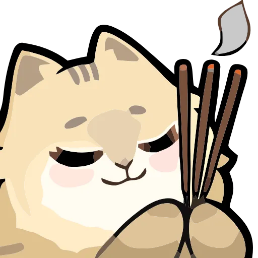 ☺️ Эмодзи «Girl and Cats» для Telegram