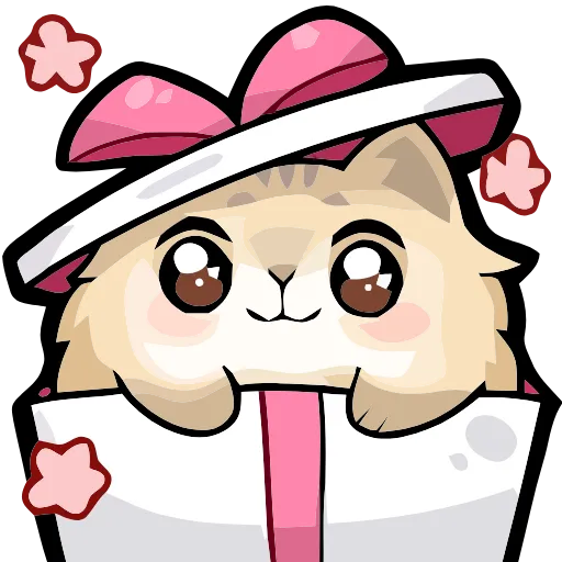 🎁 Эмодзи «Girl and Cats» для Telegram