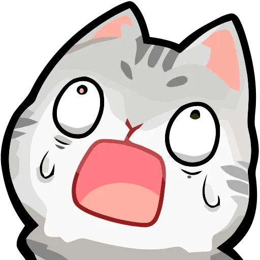 😰 Эмодзи «Girl and Cats» для Telegram