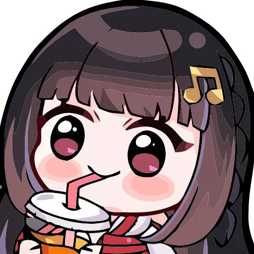 🥤 Эмодзи «Girl and Cats» для Telegram