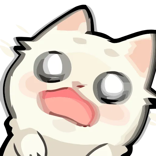 😰 Эмодзи «Girl and Cats» для Telegram