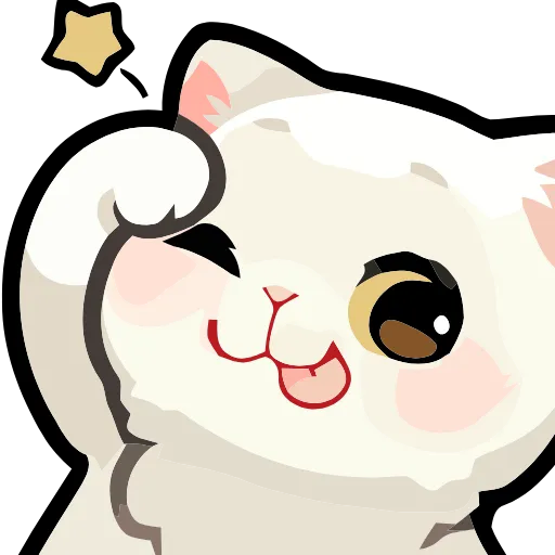 😉 Эмодзи «Girl and Cats» для Telegram
