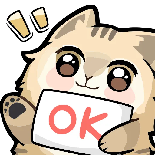 👍 Эмодзи «Girl and Cats» для Telegram