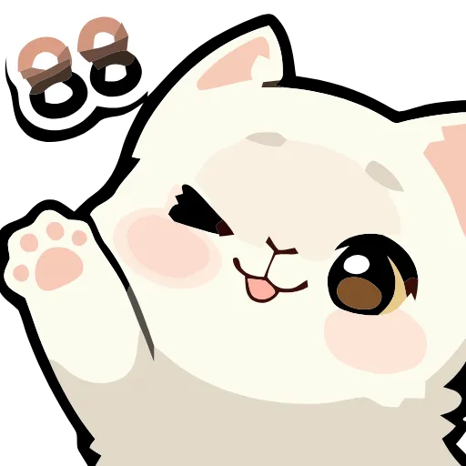 😉 Эмодзи «Girl and Cats» для Telegram