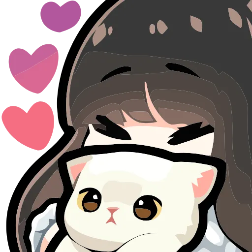 🥰 Эмодзи «Girl and Cats» для Telegram