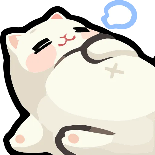 😮‍💨 Эмодзи «Girl and Cats» для Telegram