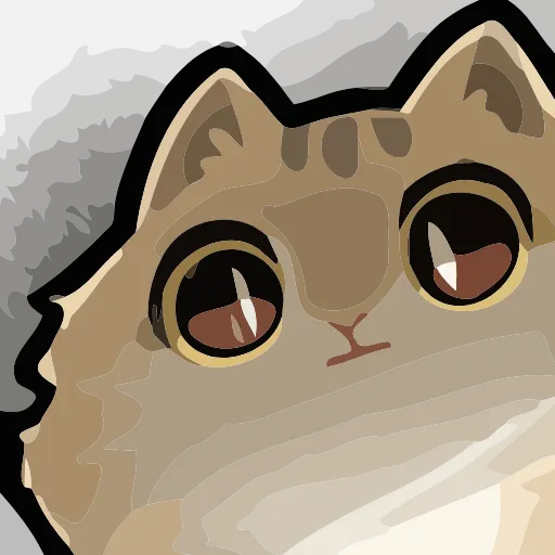 😐 Эмодзи «Girl and Cats» для Telegram