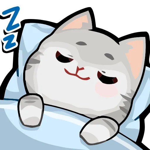 😴 Эмодзи «Girl and Cats» для Telegram